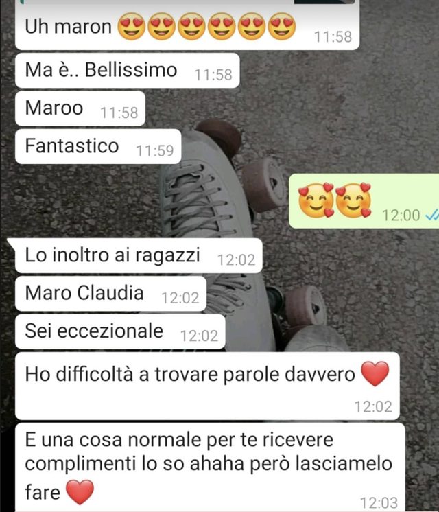 Messaggio: Claudia, sei eccezionale